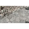 Pihakivi Rudus Luotokivi 336x246x80 mm profiloitu mustaharmaa