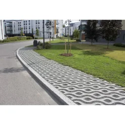Pihakivi Rudus Riimukivi 300x300x120 mm sileä harmaa