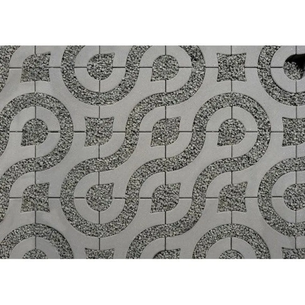 Pihakivi Rudus Riimukivi 300x300x120 mm sileä harmaa