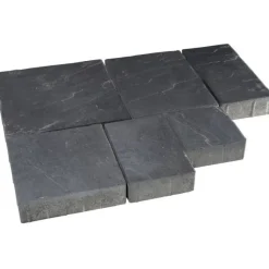 Pihakivisarja Rudus Roomalaiset isot kivet 80 mm profiloitu musta