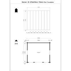Pihamökki Tene Denver B, 70mm, 17.5m²