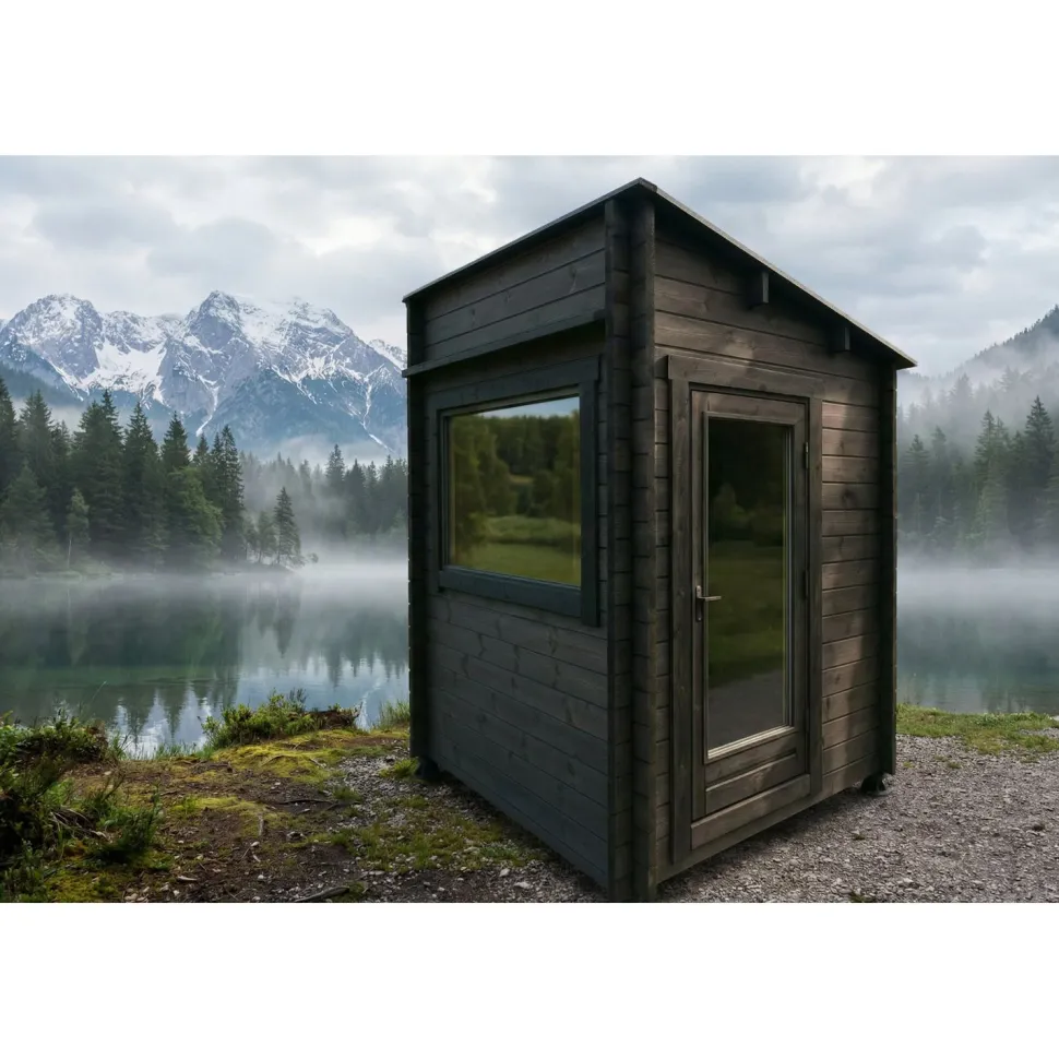 Pihasauna LP Garden Kuutio, 4.2m², pulpettikatto