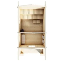 Pihasauna Luoman Lillevilla 7-5 Tiira 10,3 + 2,3 m²