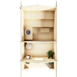 Pihasauna Luoman Lillevilla 7-5 Tiira 10,3 + 2,3 m²
