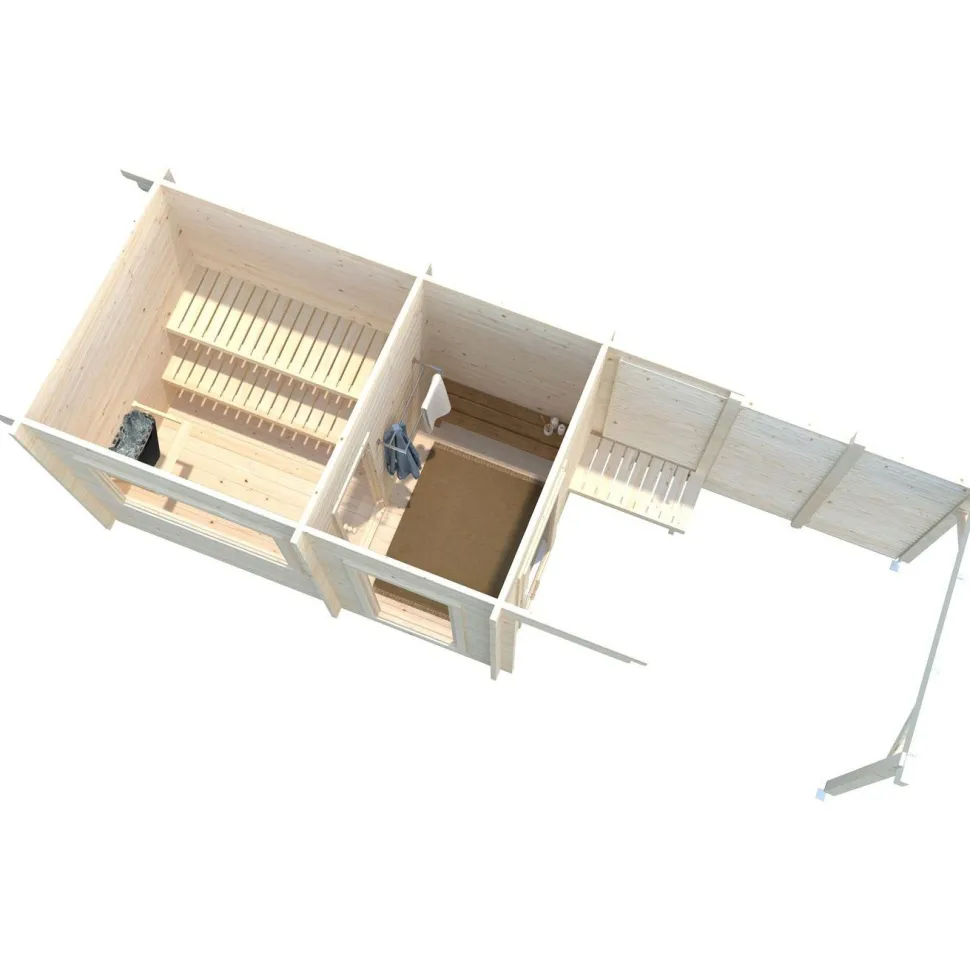 Pihasauna Palmako Sanna 6,8+5,9 m²