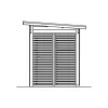 Pihasauna Skan Holz Helsinki 2, 3,7 + 2,7 m²