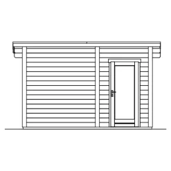 Pihasauna Skan Holz Helsinki 4, 8,3m²