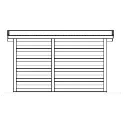 Pihasauna Skan Holz Helsinki 4, 8,3m²