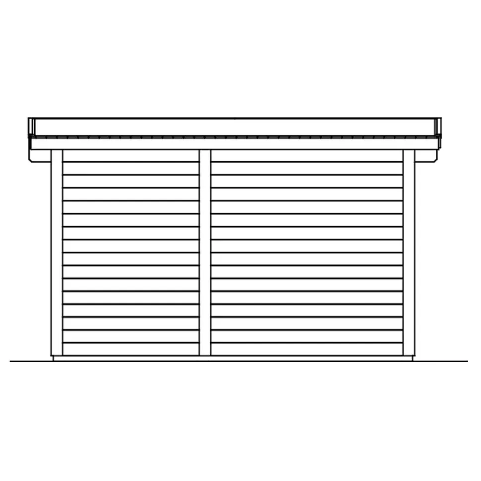 Pihasauna Skan Holz Helsinki 4, 8,3m²