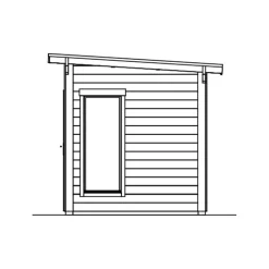 Pihasauna Skan Holz Helsinki 4, 8,3m²