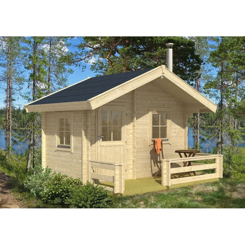 Pihasauna Skan Holz 7,7 + 4,5m²