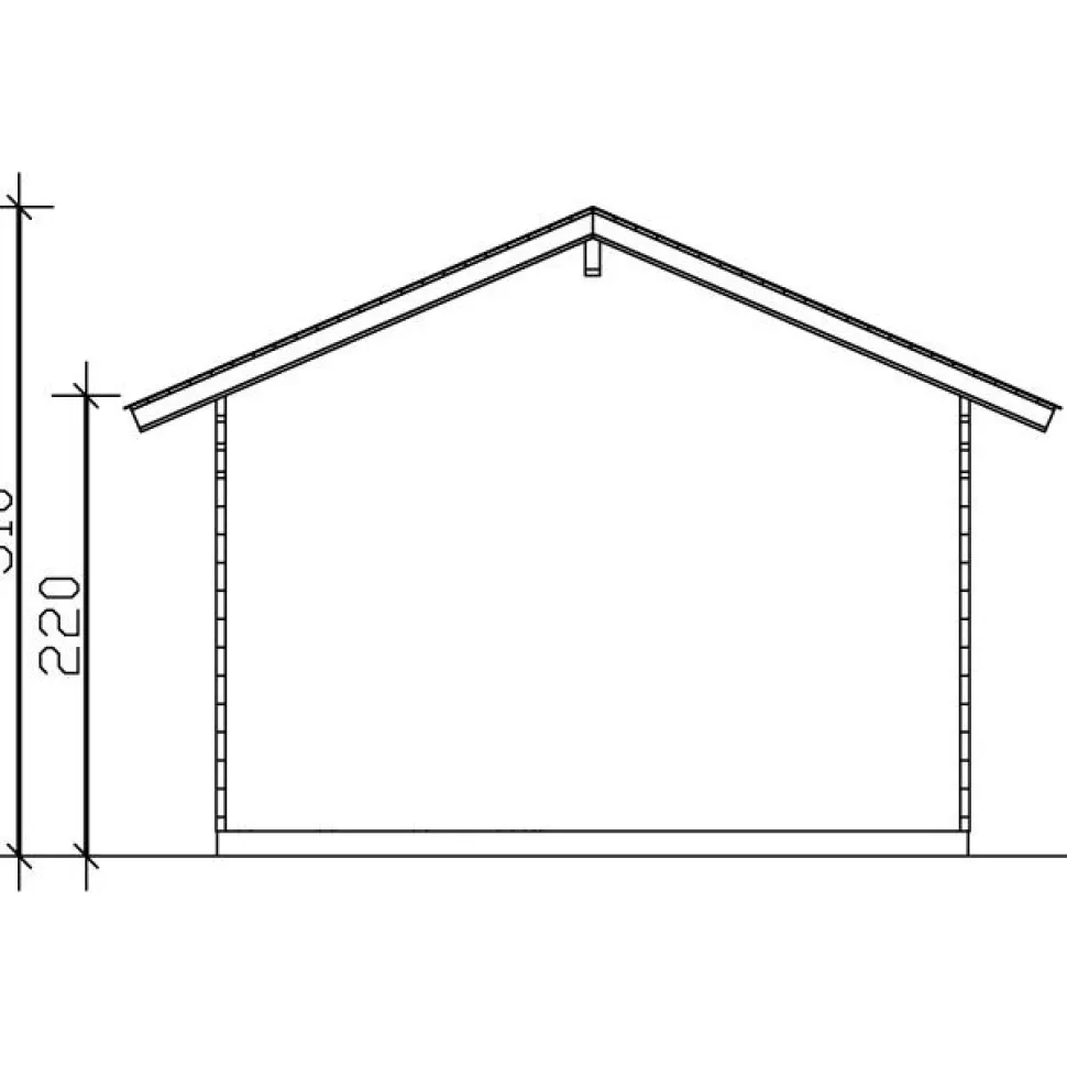 Pihasauna Skan Holz 7,7 + 4,5m²