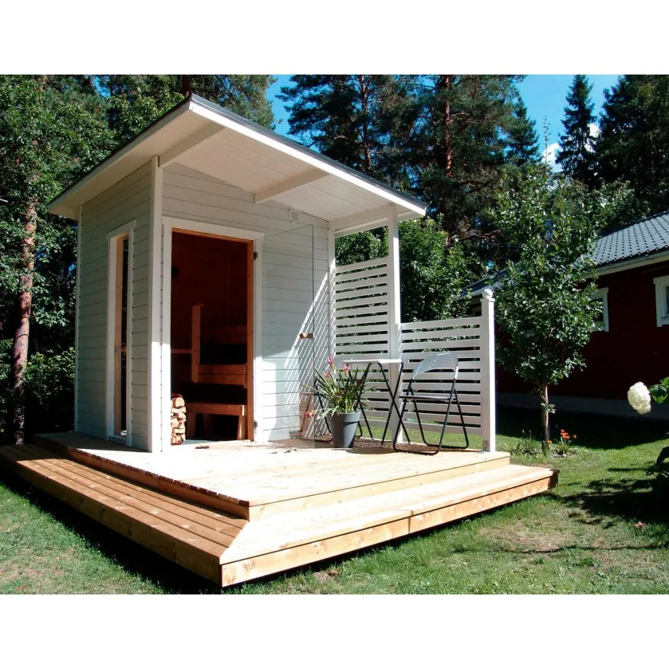 Pihasauna Suomi 100 sauna Tammiston puu