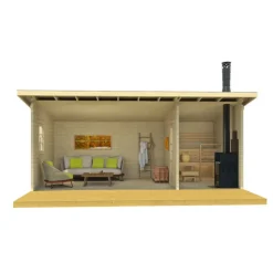 Pihasauna Tene Moderni 26, 16m²