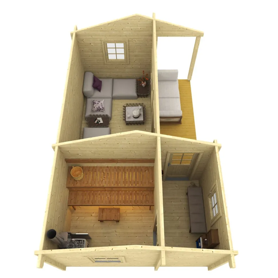Pihasauna Tene Risto 25.7m²