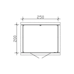 Pihavaja Skan Holz Korfu 5 m²
