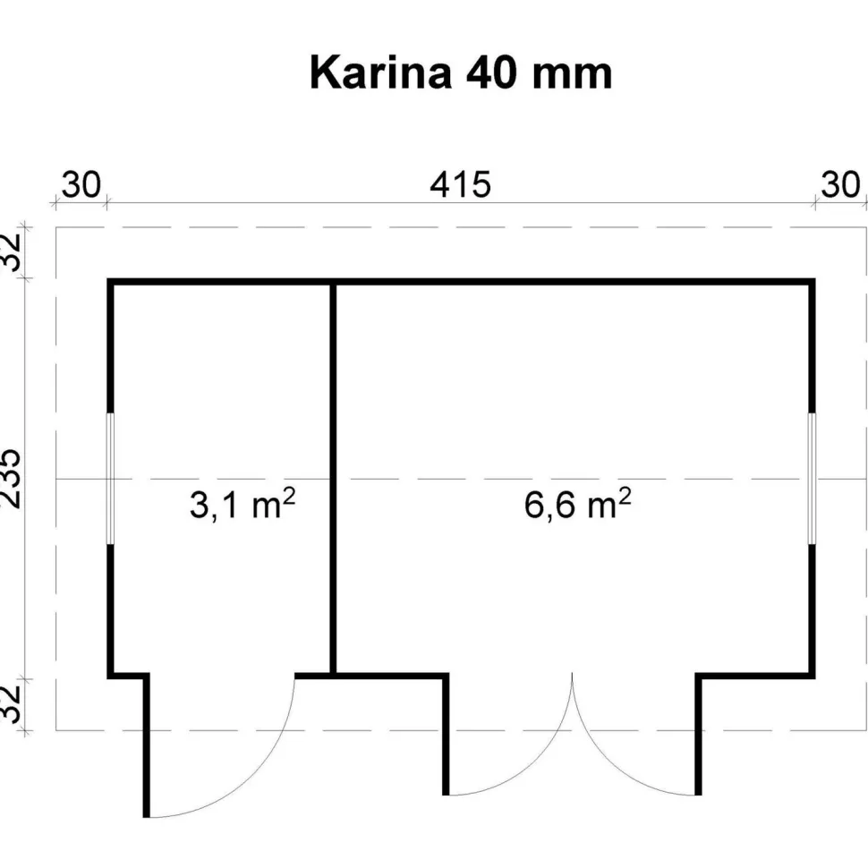 Pihavaja Tene Karina, 9.8m²