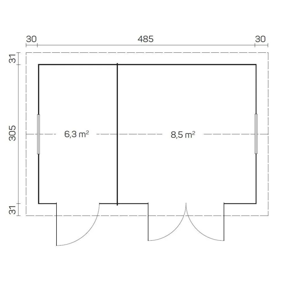 Pihavaja Tene Karmen, 14.8m²