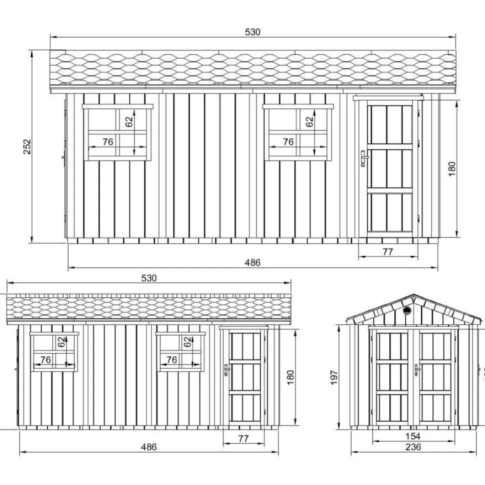 Pihavaja Timbela Premium LP SmartSide M915C, 8.52 + 2.95 m²