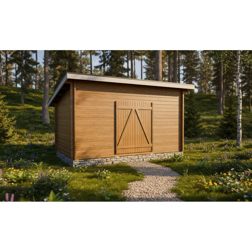 Pihavarasto/lato LP Garden P-M, 10m², pulpettikatto