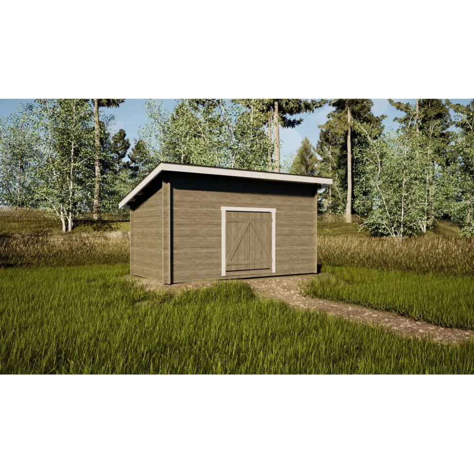 Pihavarasto/lato LP Garden P-M, 10m², pulpettikatto