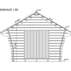 Pihavarasto/lato LP Garden R-M, 10m², rakomallinen