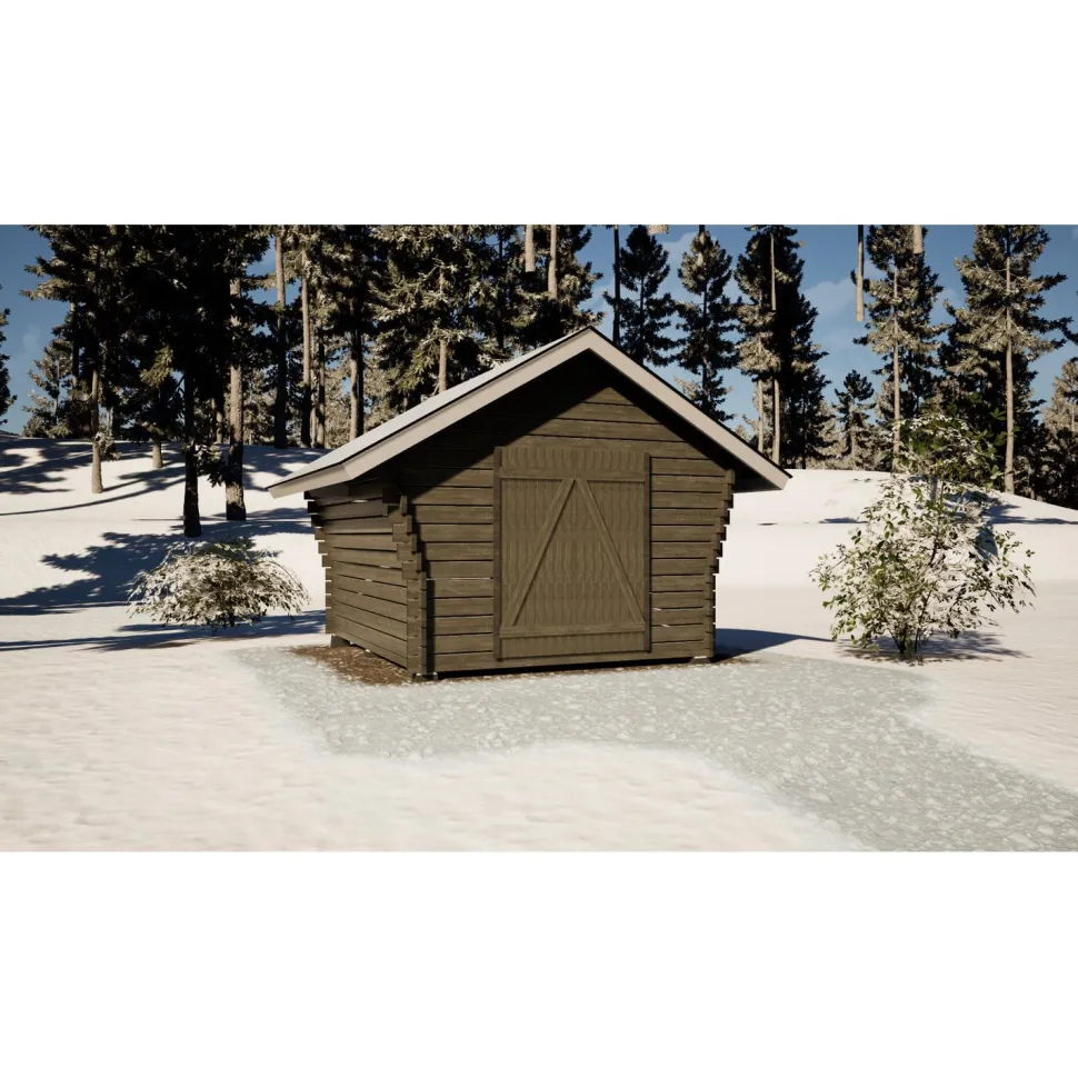 Pihavarasto/lato LP Garden R-M, 10m², rakomallinen