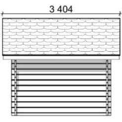 Pihavarasto/lato LP Garden R-S, 6m², rakomallinen