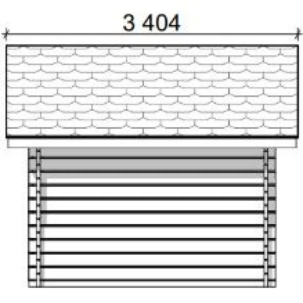 Pihavarasto/lato LP Garden R-S, 6m², rakomallinen