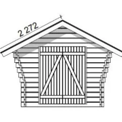 Pihavarasto/lato LP Garden R-S, 6m², rakomallinen