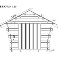 Pihavarasto/lato LP Garden R-S, 6m², rakomallinen