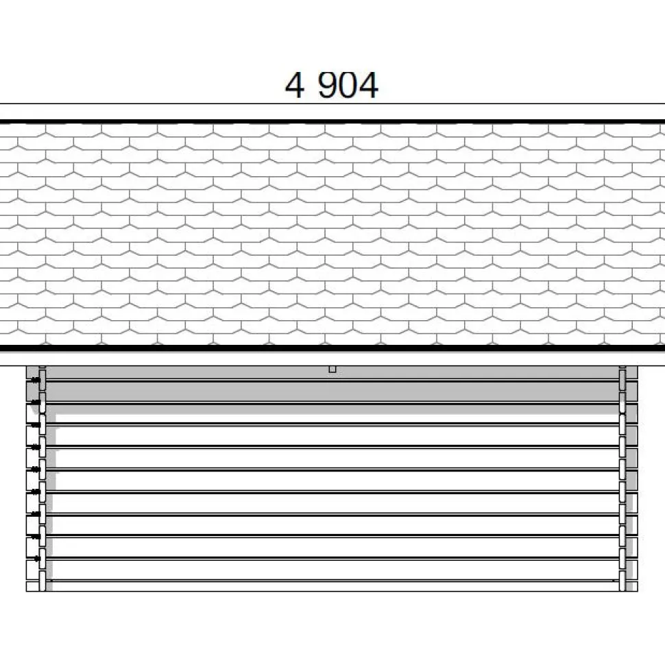 Pihavarasto/lato LP Garden R-XL, 20m², rakomallinen