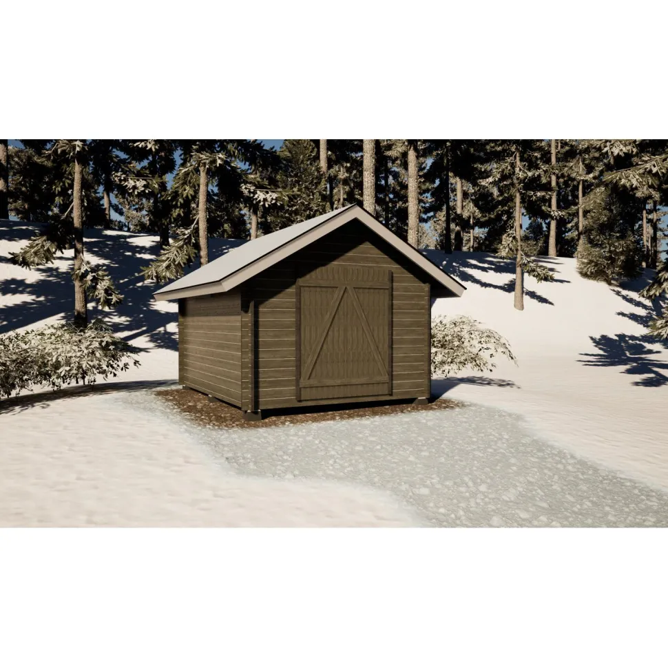Pihavarasto/lato LP Garden S-M, 10.5m², suoraseinäinen
