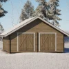 Pihavarasto/lato LP Garden  S-XXL, 25m², suoraseinäinen
