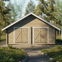Pihavarasto/lato LP Garden  S-XXL, 25m², suoraseinäinen