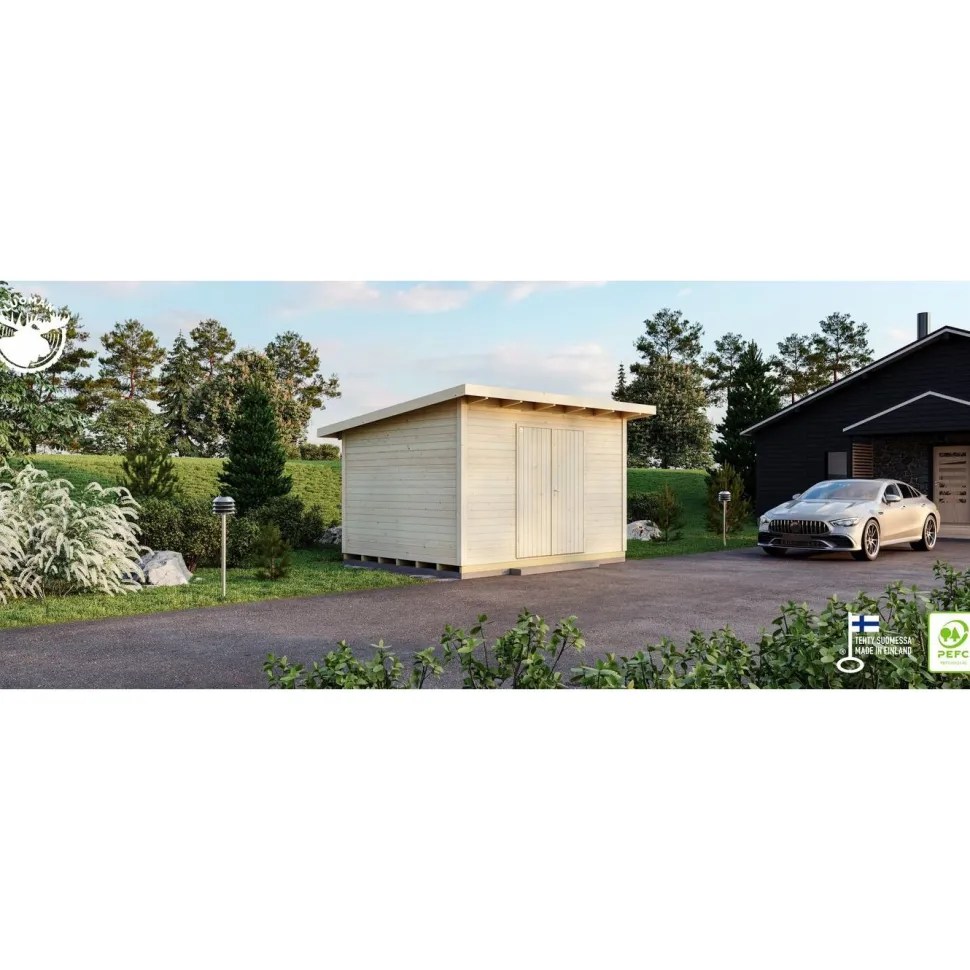 Pihavarasto Luoman Lillevilla 588 Valokki, 11.4m²