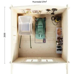 Pihavarasto Luoman Lillevilla 478-2 Isokari, 6.25m²