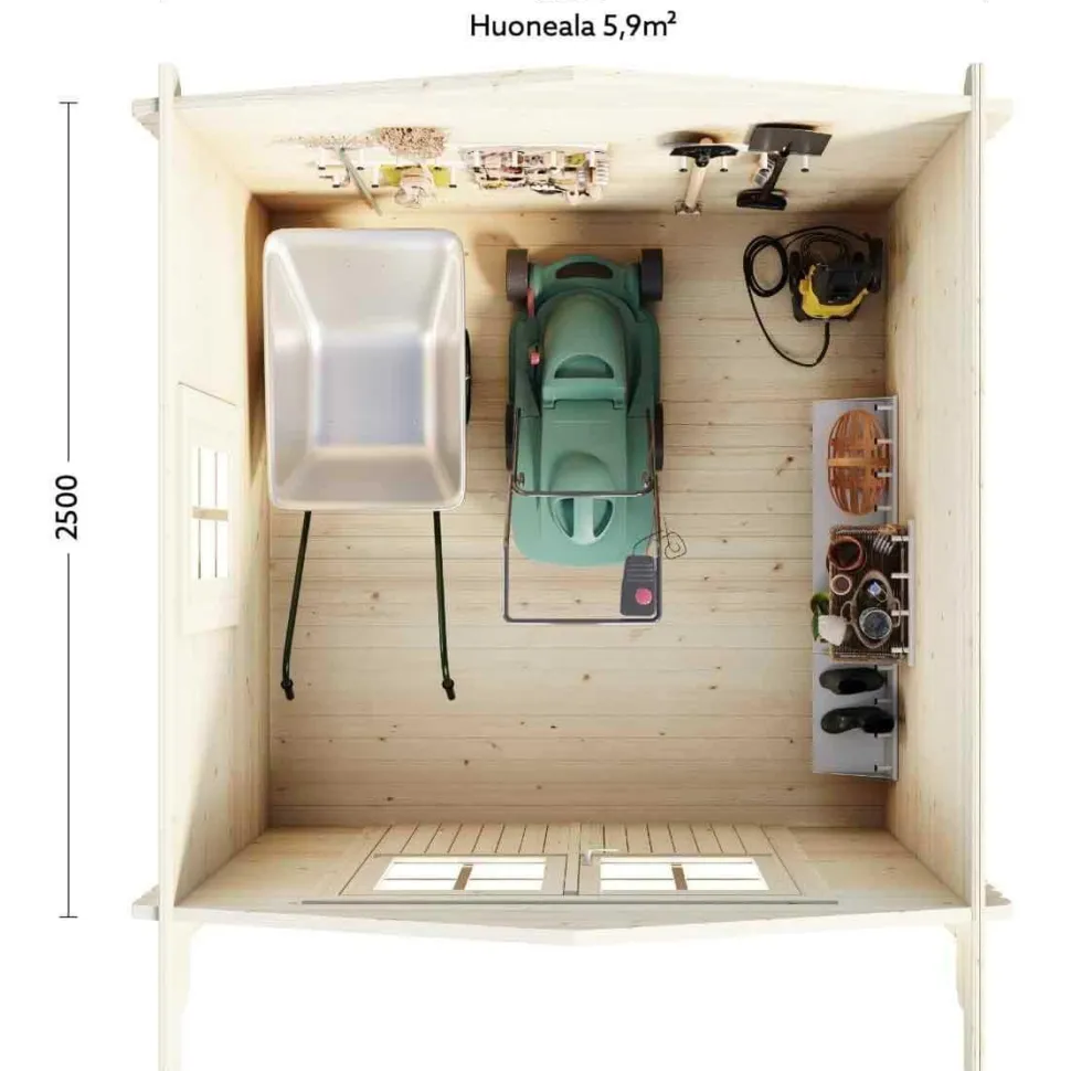 Pihavarasto Luoman Lillevilla 478-2 Isokari, 6.25m²