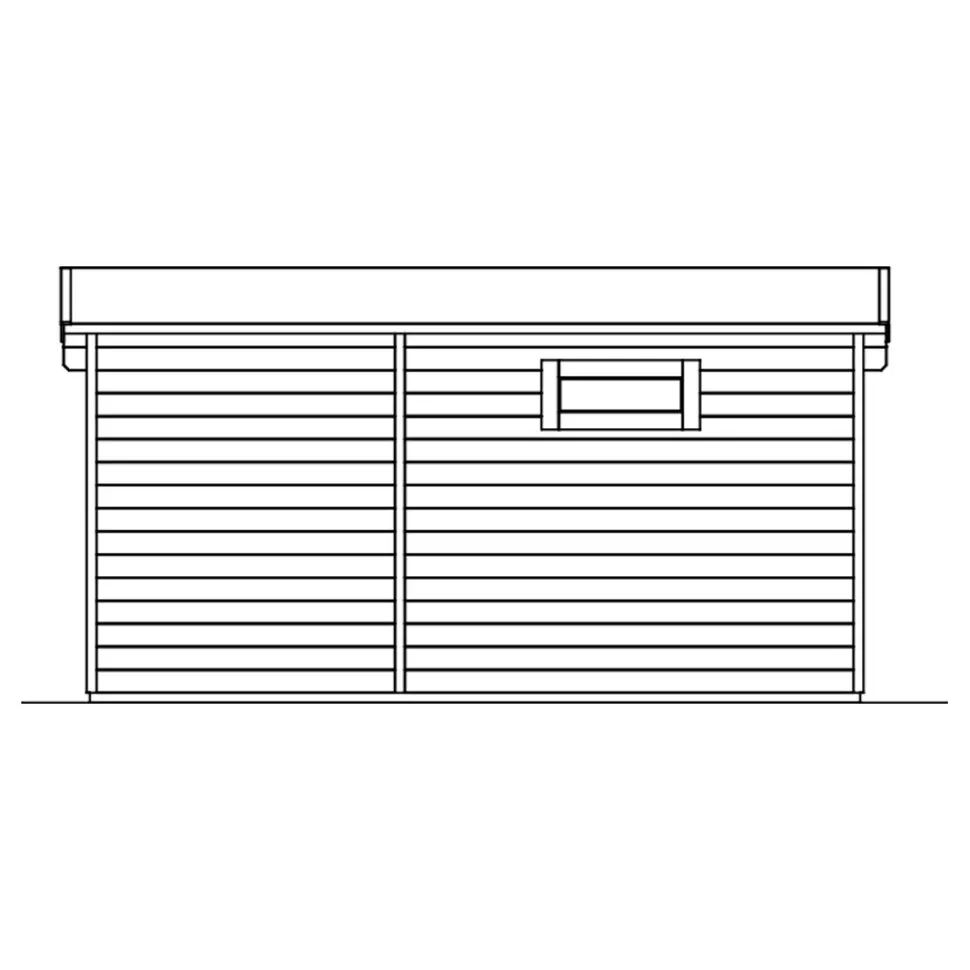 Pihavarasto Skan Holz Flex 13,5 m²