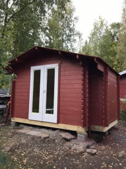 Pihavarasto Skan Holz Multi 45 8,4 + 1,7 + 0,9 m²