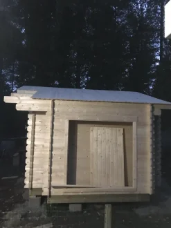 Pihavarasto Skan Holz Multi 45 8,4 + 1,7 + 0,9 m²