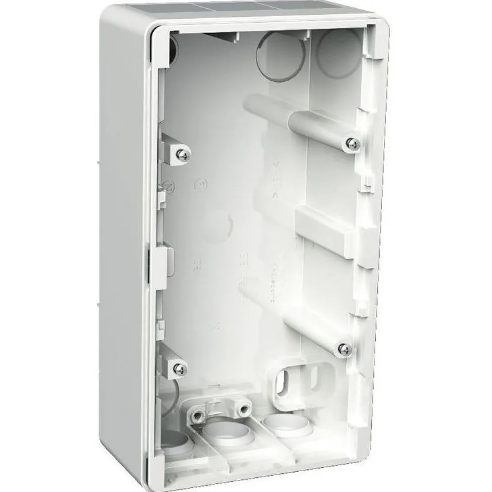 Pintakojerasia 2-osainen IP44 30 mm valkoinen Exxact
