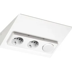Pistorasia Limente Luxa-31 30W 24V LED-virtalähde kytkin valkoinen
