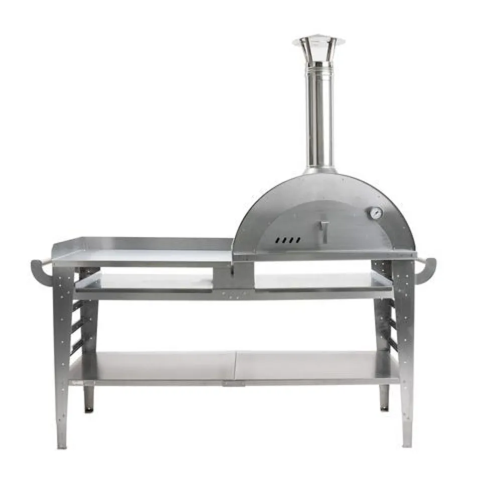 Pizzauuni GrillSymbol Pizzo XL Inox, pöydällä, , 180x81x182cm