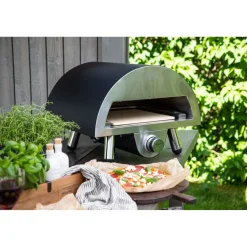 Pizzauuni Venture Home Sentosa, kaasulämmitteinen, musta