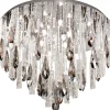 Plafondi Calaonda G9 8x33W Ø 58 cm kromi kristalli
