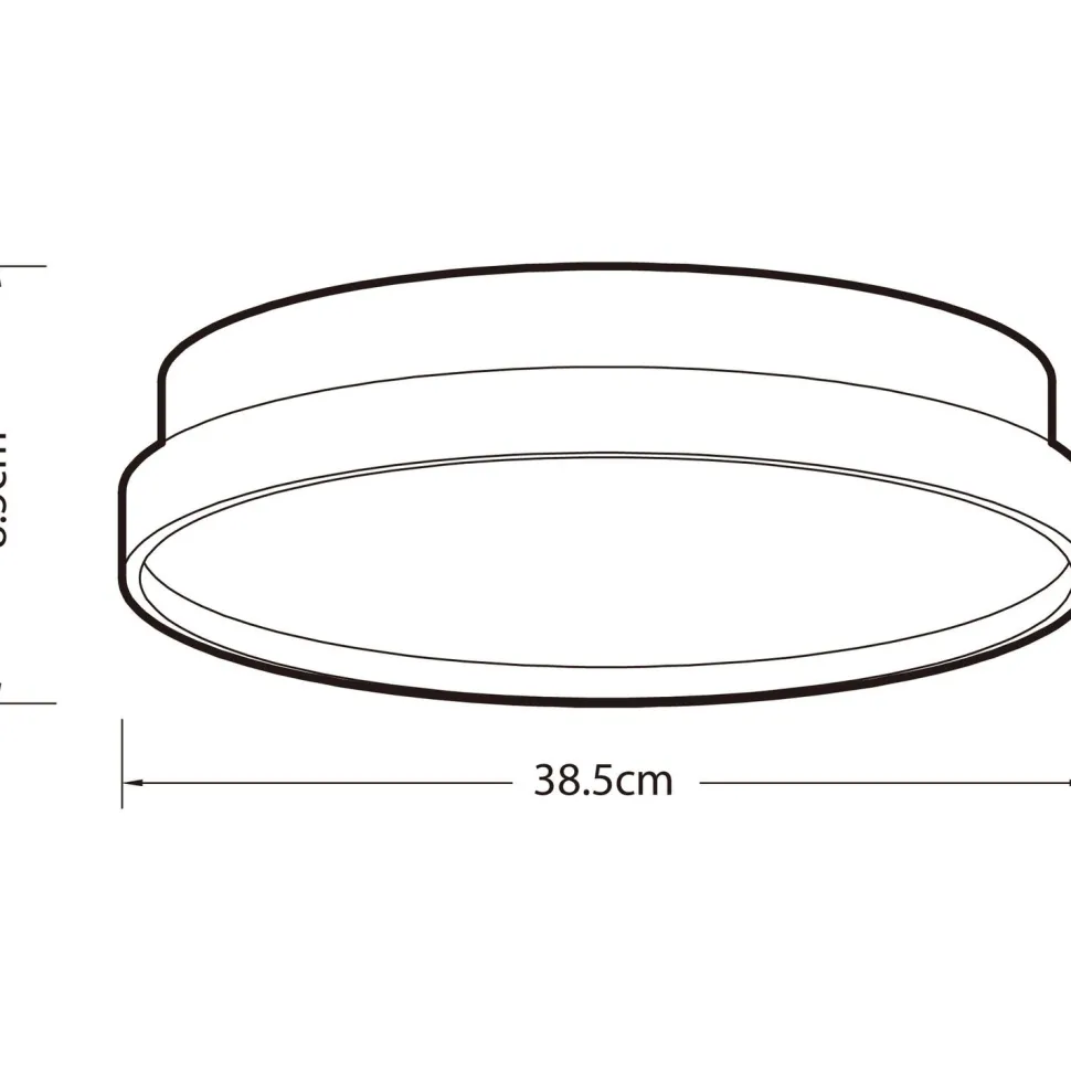Plafondi Heat Discus Easy Mount Ø38cm 3xE27
