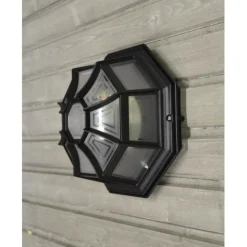 Plafondi Noor Monza Ø283x150 mm musta