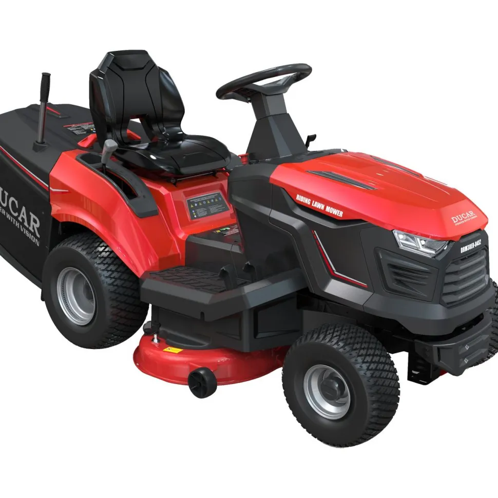 Päältäajettava ruohonleikkuri Ducar DRM38EH, hydrostaattinen, 452cc OHV, 5000m² leikkuualoille
