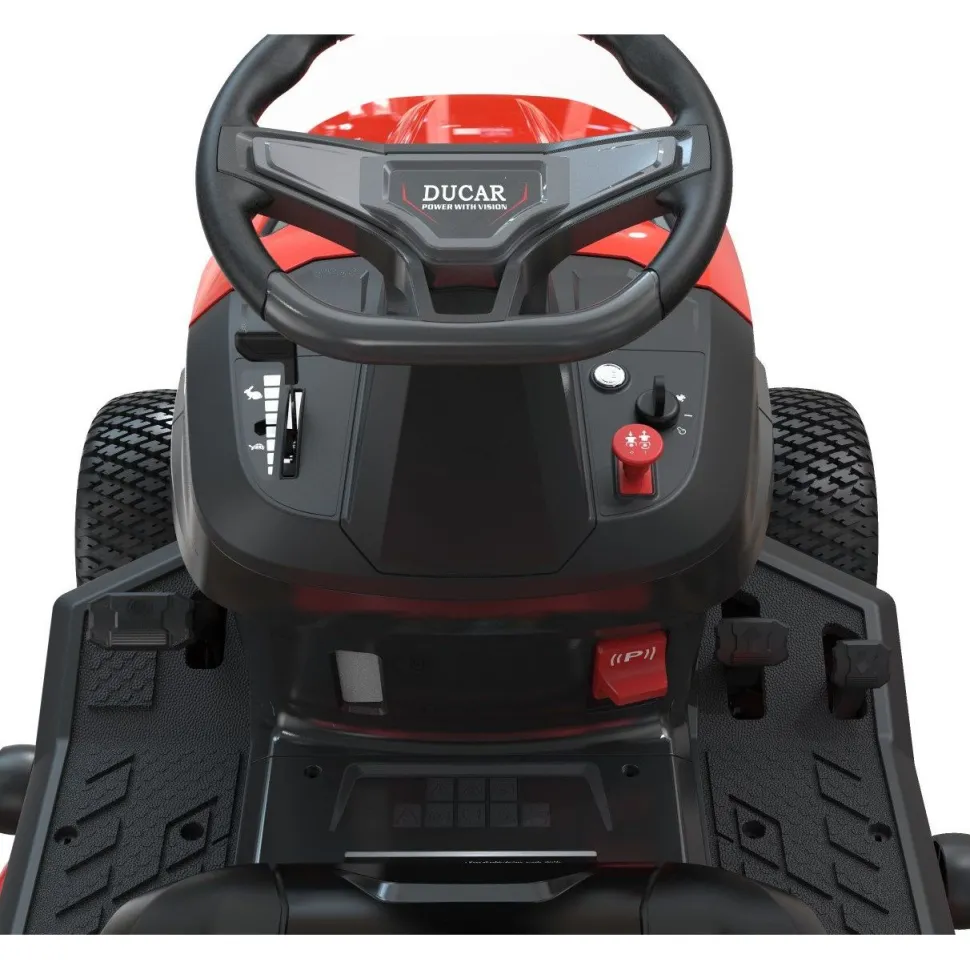 Päältäajettava ruohonleikkuri Ducar DRM38EH, hydrostaattinen, 452cc OHV, 5000m² leikkuualoille